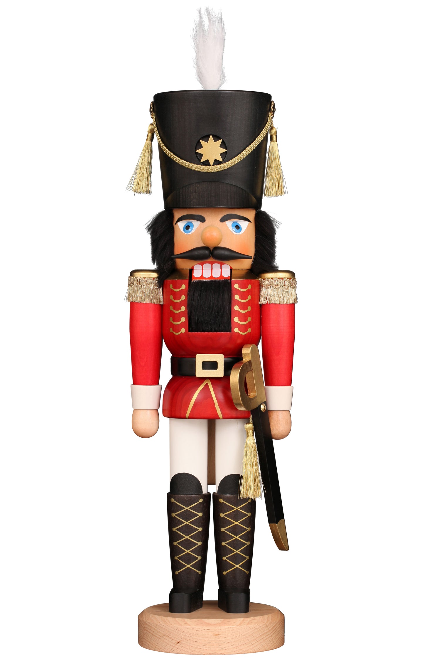 Christian Ulbricht Nutcracker Soldier Red Gold