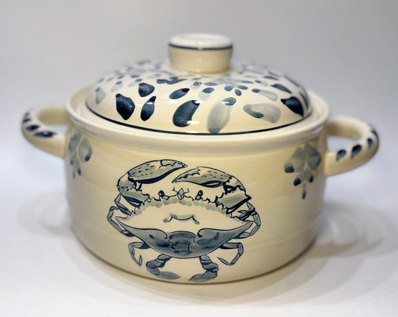 Blue Crab Bay Hand Painted Soup Tureen