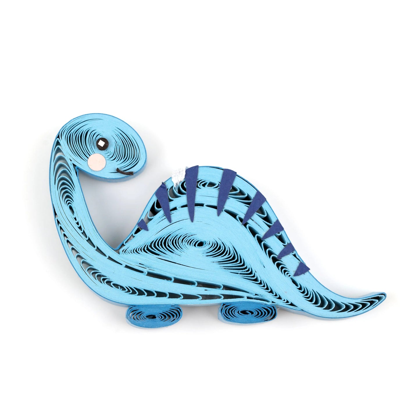 2D Quilled Dinosaur Ornament