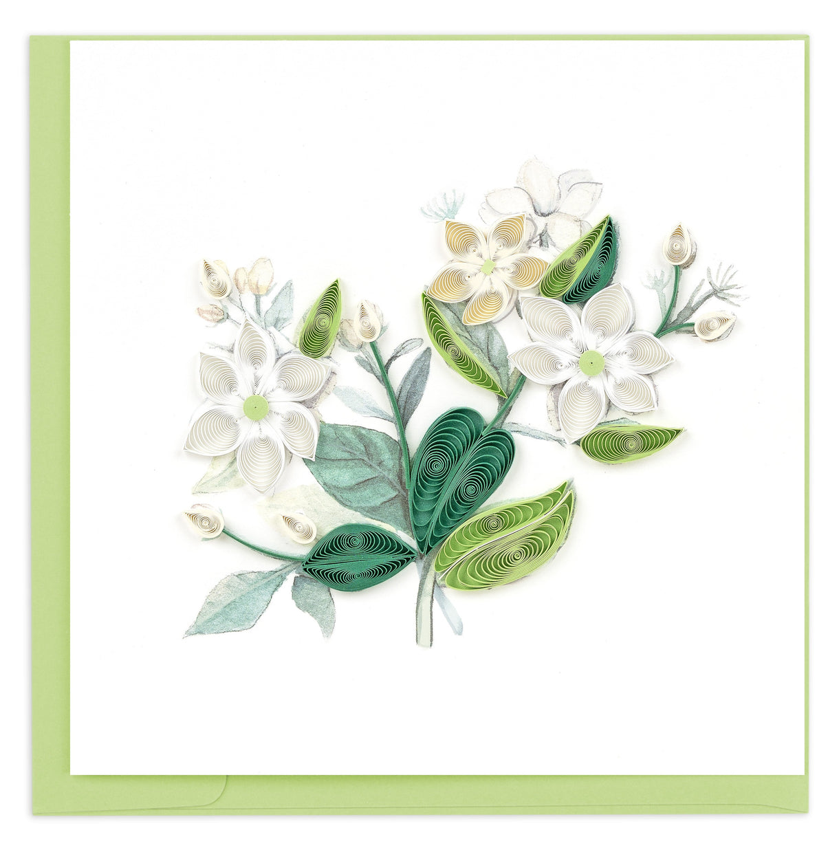 Quilled Royal Jasmine Greeting Card NEW 2026
