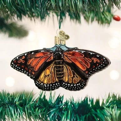 Old World Monarch Butterfly Ornament