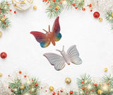 Egyptian Museum Glass Multi Colored Butterflies 0-971A  0-971B