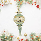 Egyptian Museum Glass Sphere Etched Ornament 0-707