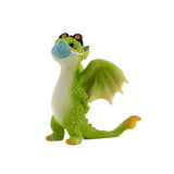 Rex The Green Dragon With A Mask.
