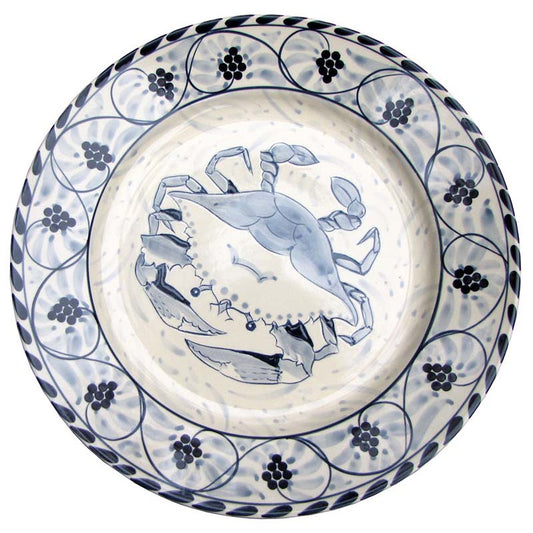 Beautiful Blue Crab Bay Stoneware