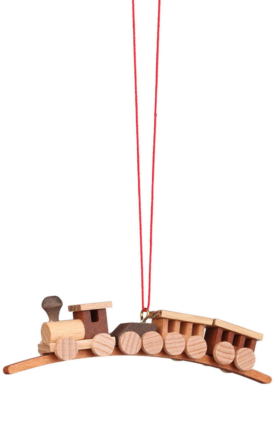 Christian Ulbricht Ornament - Wooden Train Natural