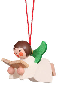 Christian Ulbricht Ornament Flying Angel with Book