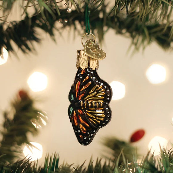 Old World Christmas Mini Monarch Butterfly Ornament