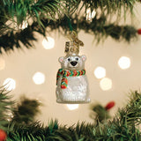 Old World Christmas Mini Polar Bear Ornament