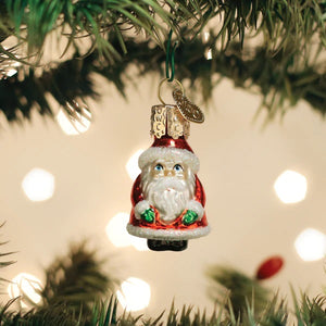 Old World Christmas Mini Santa Ornament