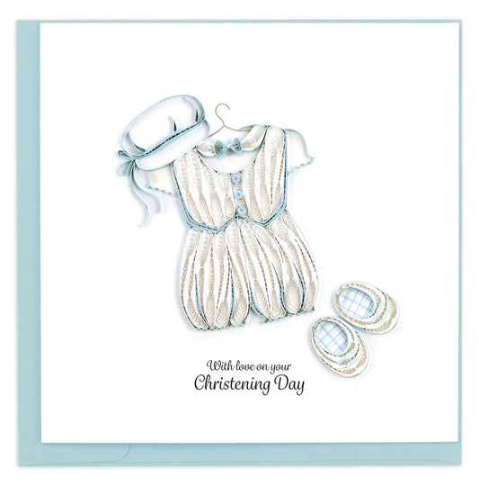 Quilled Boy's Christening Card Retired