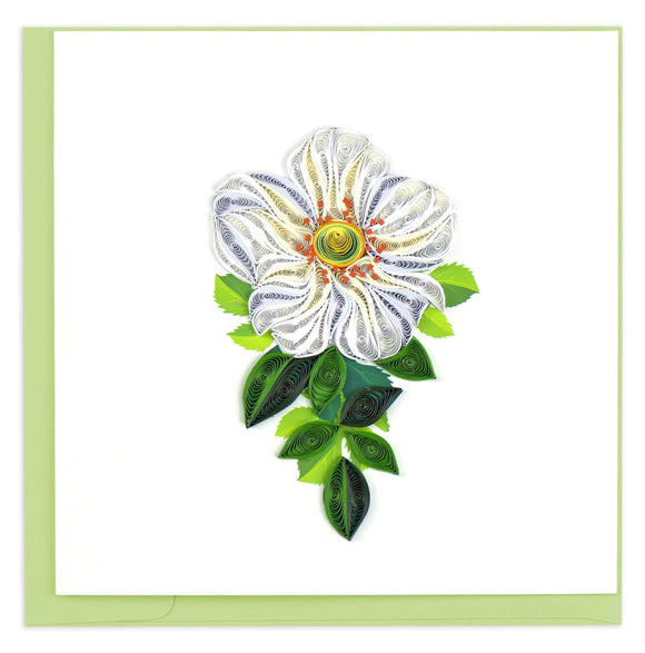 Quilled Cherokee Rose Greeting Card Retired