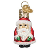 Old World Christmas Mini Santa Ornament