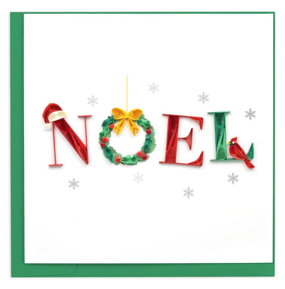Quilled NOEL Christmas Card