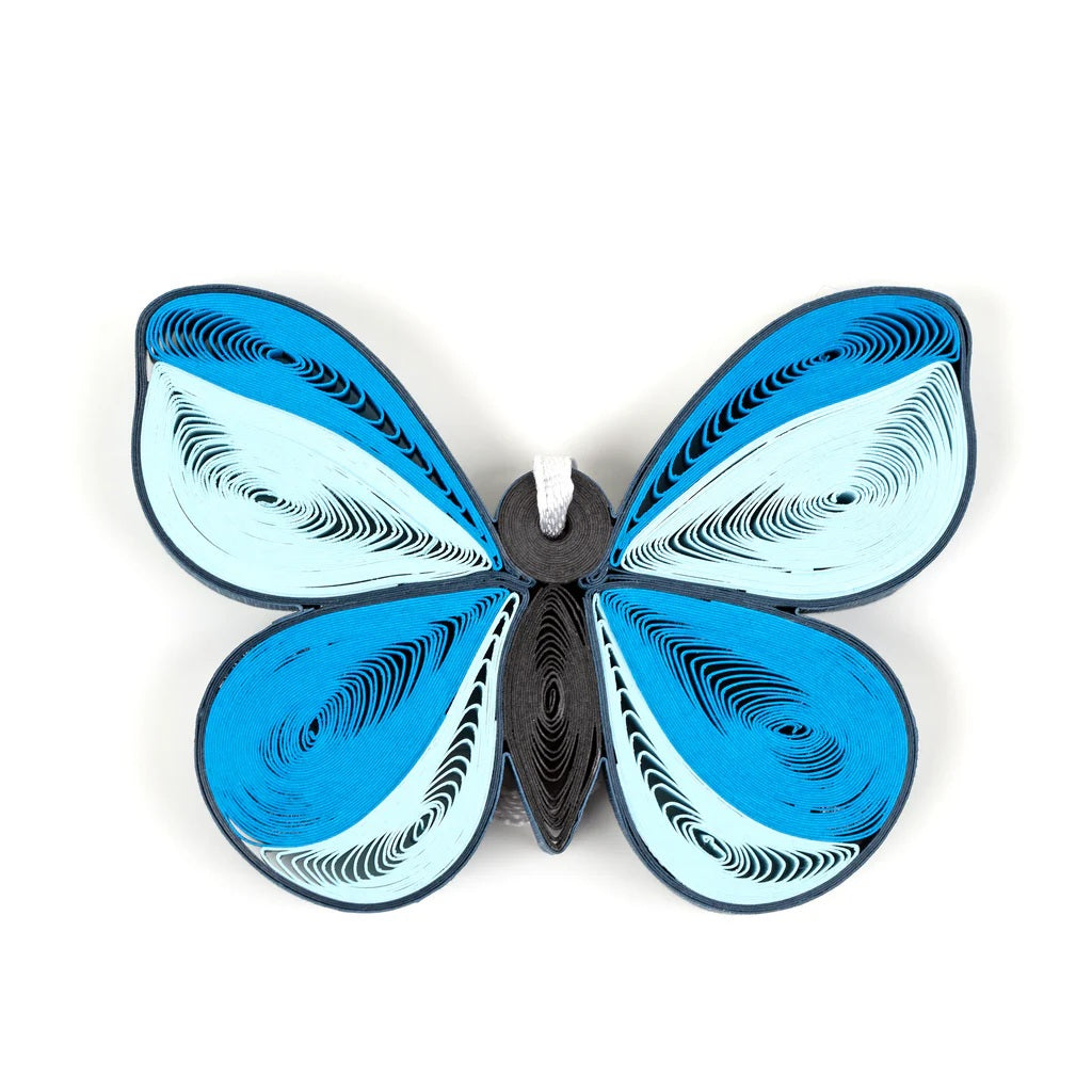 2D Quilled Butterfly Ornament