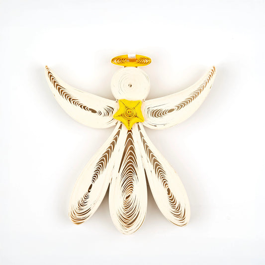 2D Quilled Angel Ornament