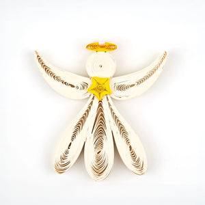 Quilled Angel 2D Ornament