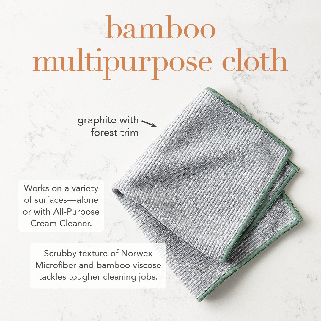 Norwex Bamboo Multipurpose Cloth - bamboo multipurpose cloth marketing graphic