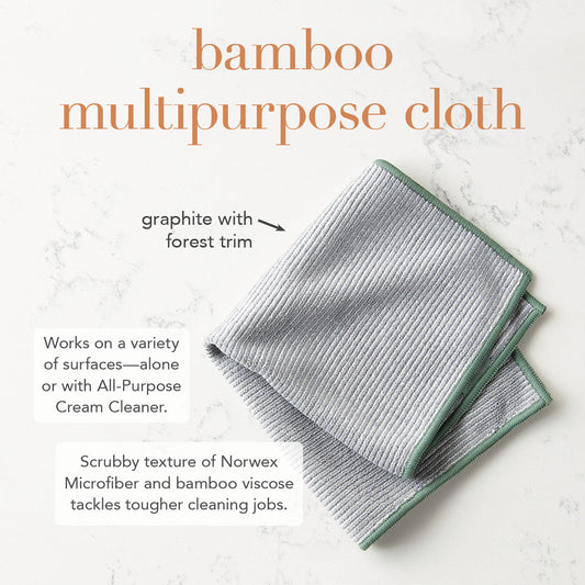 Norwex Bamboo Multipurpose Cloth - bamboo multipurpose cloth marketing graphic