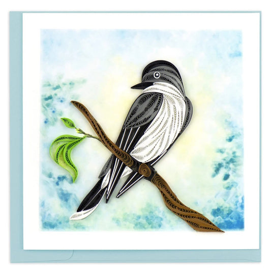 Quilled Eastern Kingbird Greeting Card RETIRED