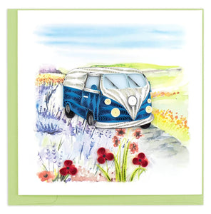 Quilled Road Trip Greeting Card NEW