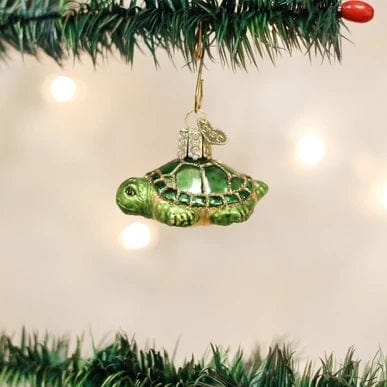 Old World Small Turtle Ornament