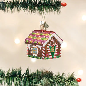 Old World Gingerbread House Ornament