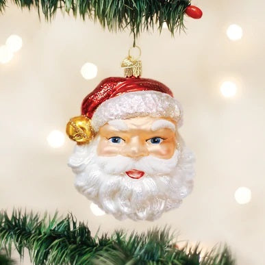 Old World Christmas Jingle Bell Santa Ornament