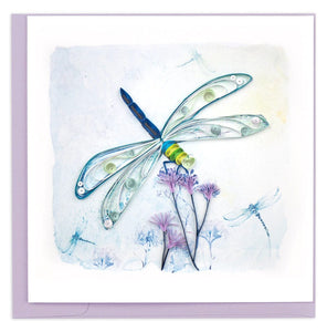 Quilled Emperor Dragonfly Greeting Card