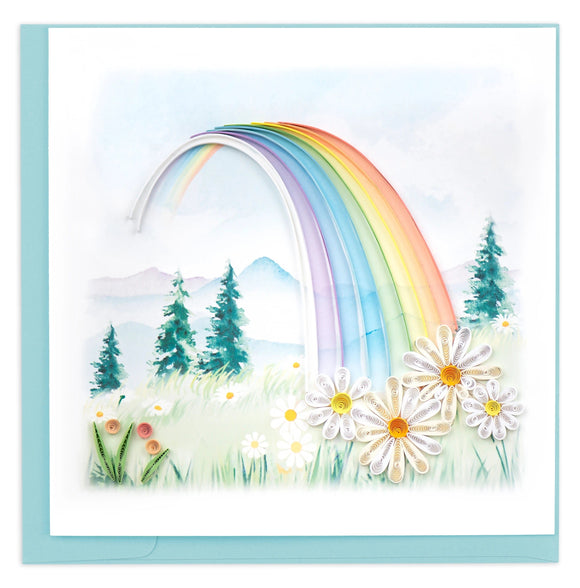 Quilled Rainbow Greeting Card