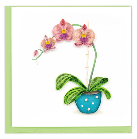 Quilled Potted Orchid NEW FOR 2023