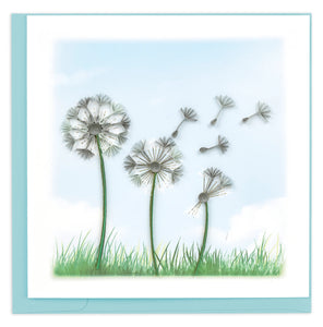 Quilled Dandelions Greeting Card NEW FOR 2023