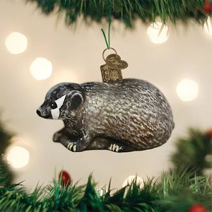 Old World Vintage Badger Ornament