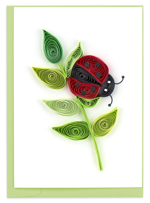 Quilled Ladybug Gift Enclosure Mini Card NOT INCLUDED IN SALE OF GREETING CARDS