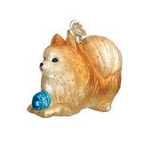 Old World Pomeranian Dog Ornament