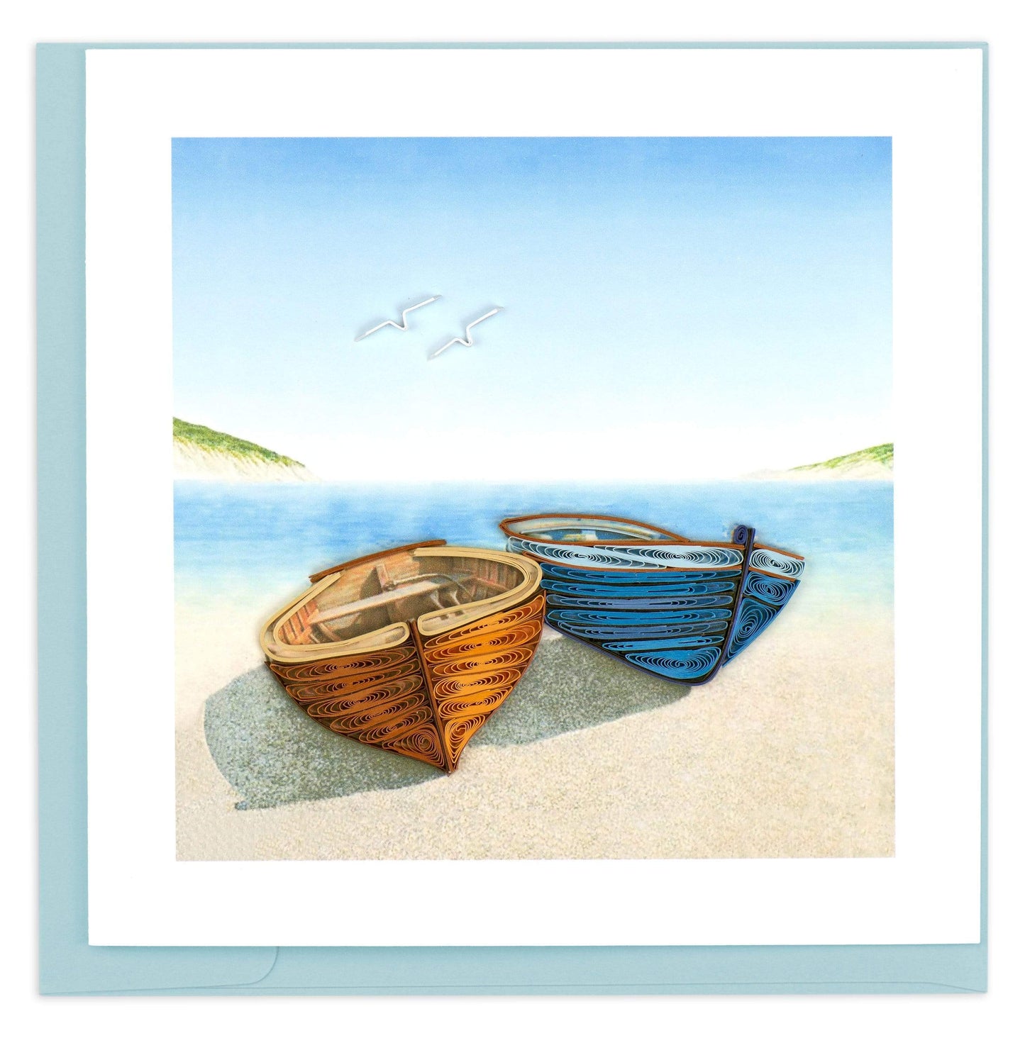 Quilled Boats Greeting Card RETIRED