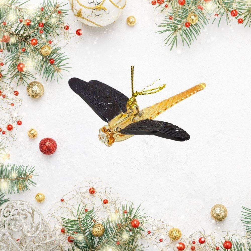 Egyptian Museum Glass Dragonfly Ornament 0-682.