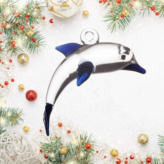 Egyptian Museum Glass Dolphin O-976.