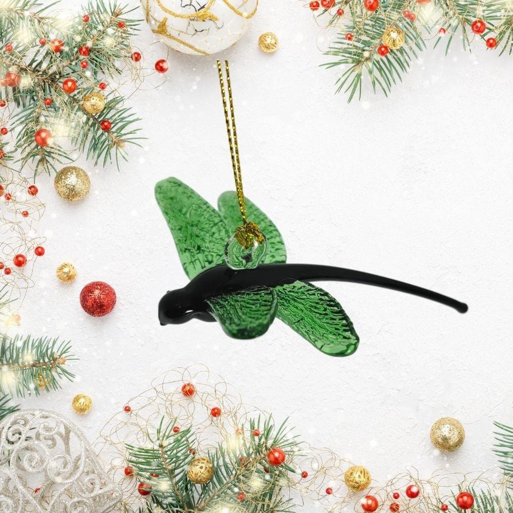 Egyptian Museum Glass Dragonfly with Colored Wings 0-951.