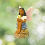 Ebony Fairy with Butterfly Helping Hands  MG196.