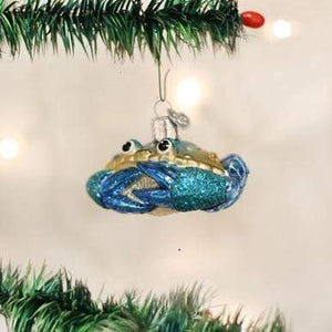 Old World Blue Crab Ornament.
