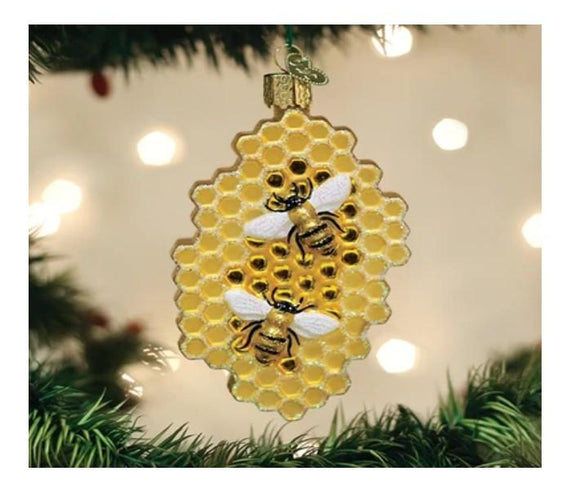 Old World Honeycomb Ornament.