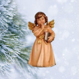 Ornament Pema Bell Angel Standing with Book.