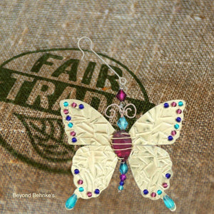 Pilgrim Imports Ornament: Golden Swallowtail Butterfly.