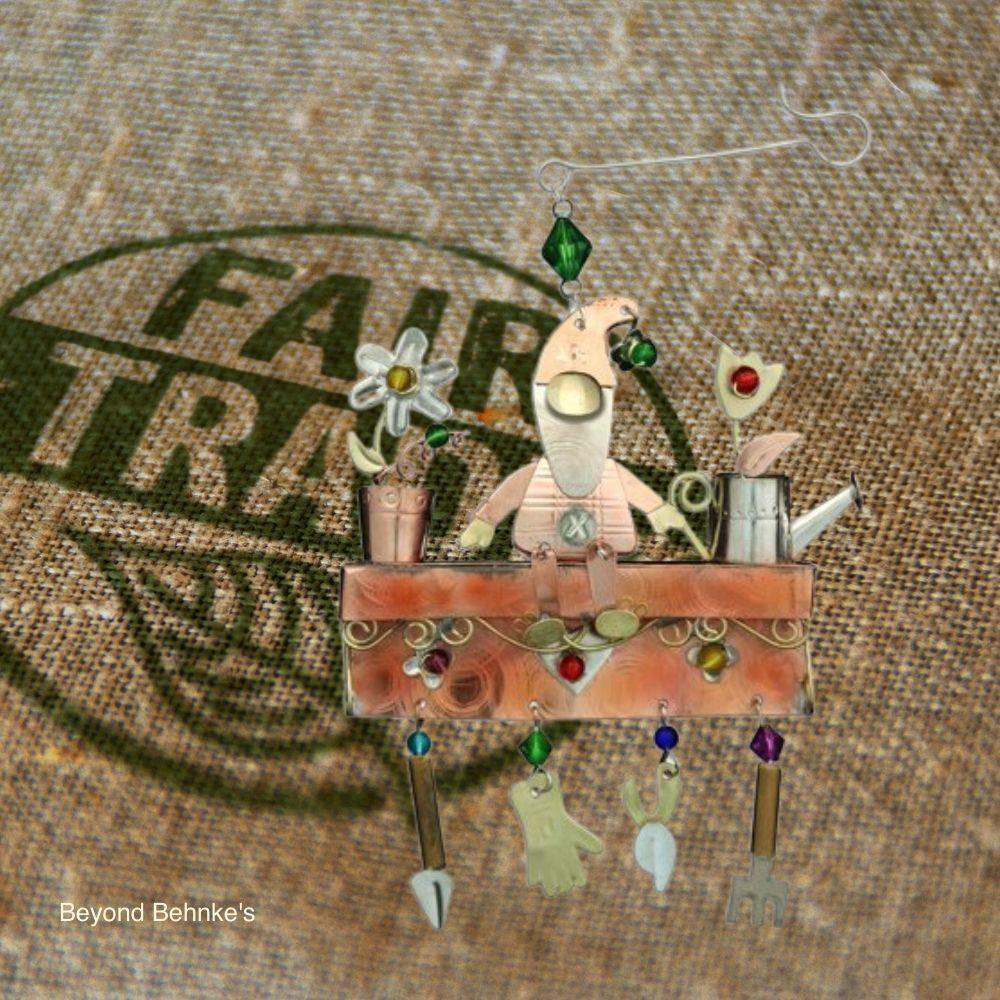 Pilgrim Imports Ornament: Garden Shelf Gnome.