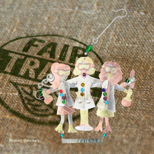 Pilgrim Imports Ornament: Science Girlfriends.