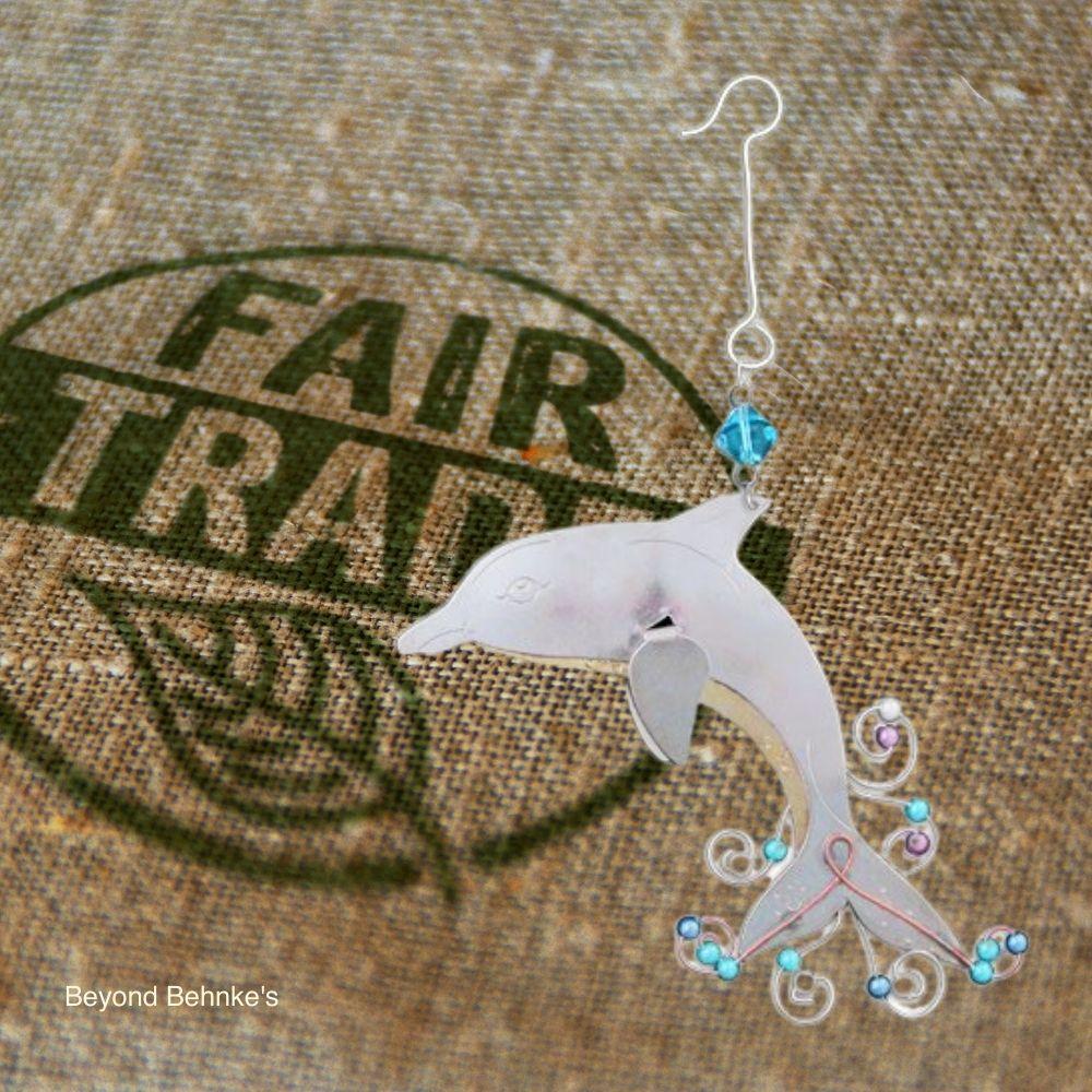 Pilgrim Imports Ornaments: Dolphin.