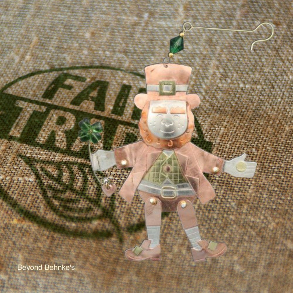 Pilgrim Imports Ornaments: Lucky Leprechaun.