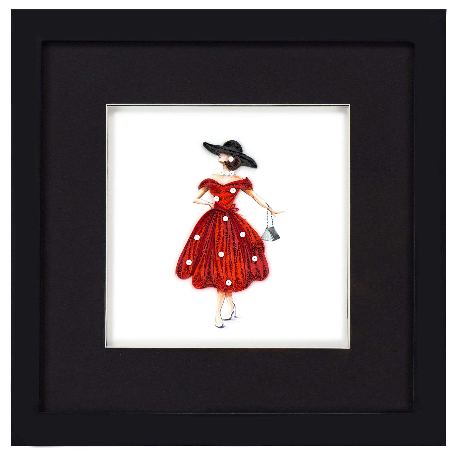 Black Shadow Box Frame For Quilling Cards.