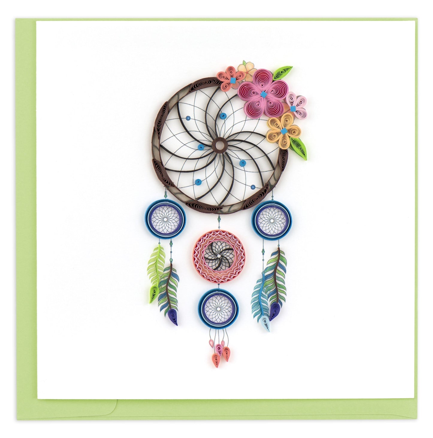 Quilled Dreamcatcher Greeting Card.